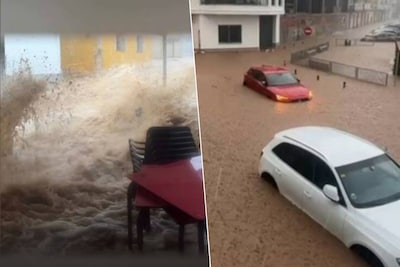 Storm Alice teistert Catalonië en veroorzaakt immense overstromingen