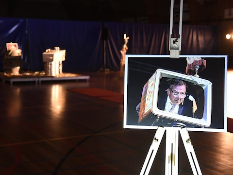 Frank Schrijen lag opgebaard in het Hoogkoor.