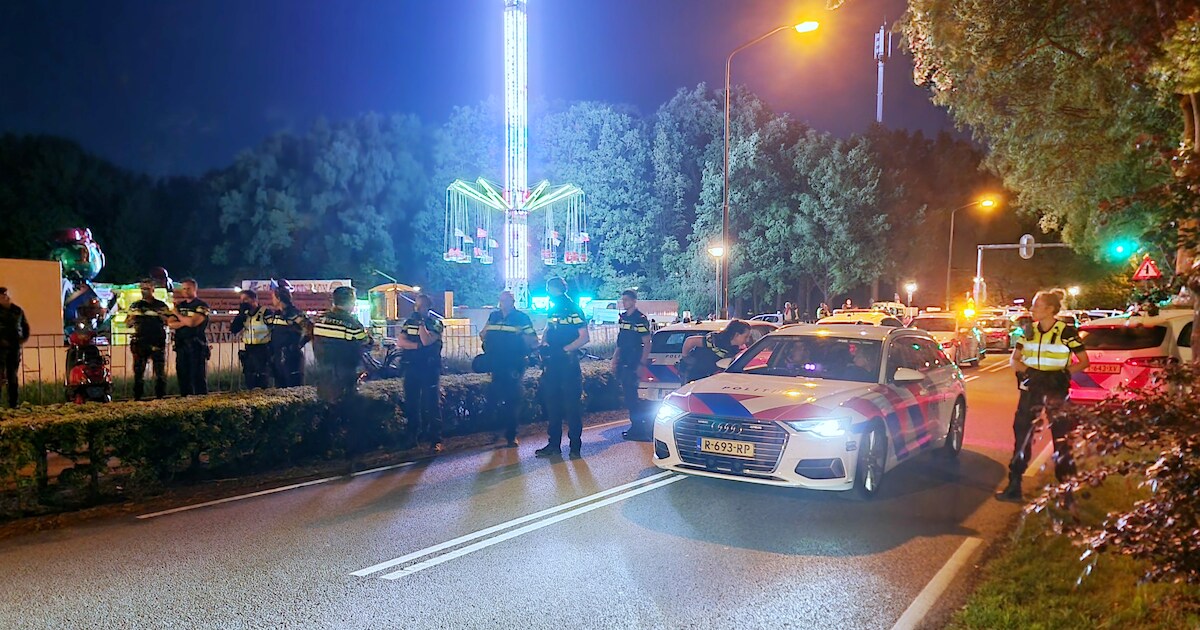 Jongeren massaal op de vuist bij kermis in Hoogland: twee aanhoudingen, één persoon naar ziekenhuis 