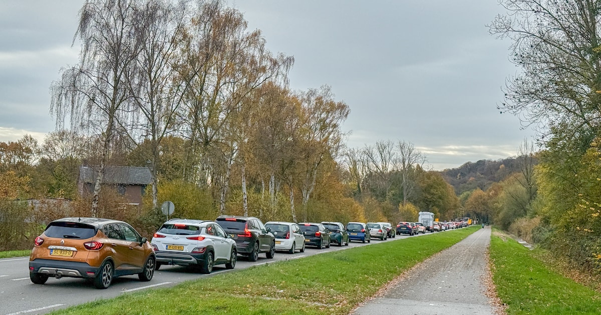 Automobilisten hebben nog week last van file bij grenspost Wyler/Beek: werk van Liander zorgt voor v