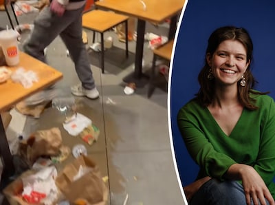 Gigantische bende bij de Burger King op Koningsdag, maar waarom doen mensen dat? ‘Voelen zich anonie
