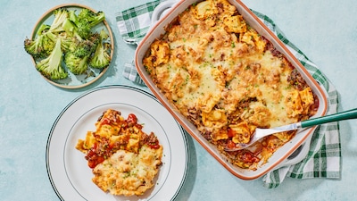 Wat Eten We Vandaag: Ravioli-ovenschotel