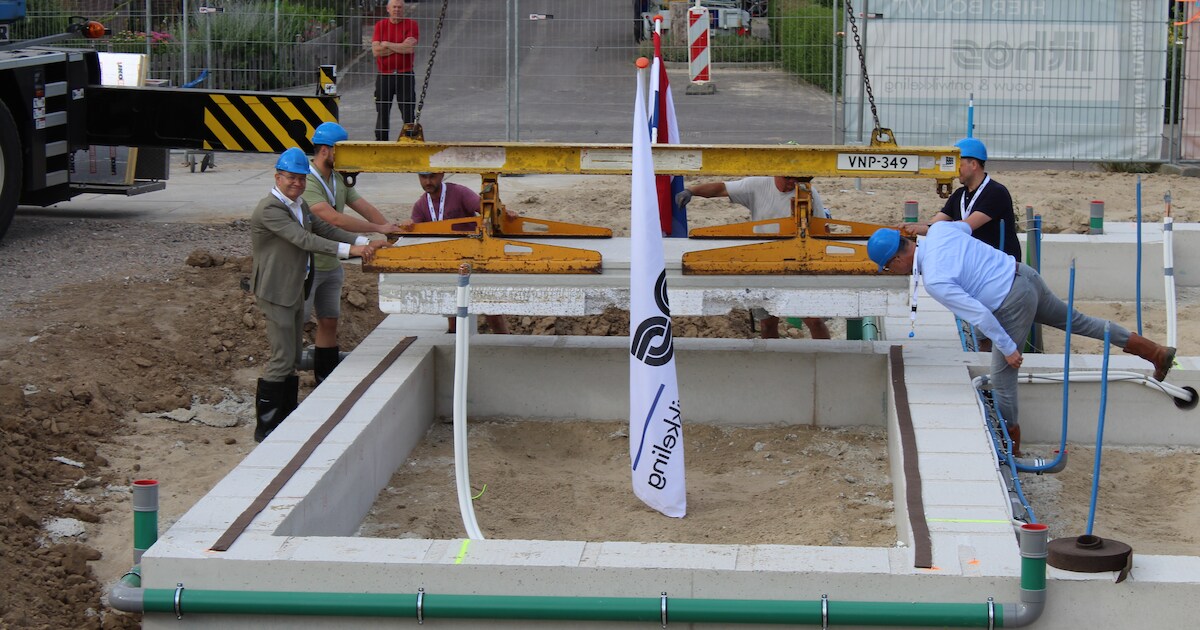 De bouw van de nieuwe Groessense wijk Bloesemgaarde is van start gegaan