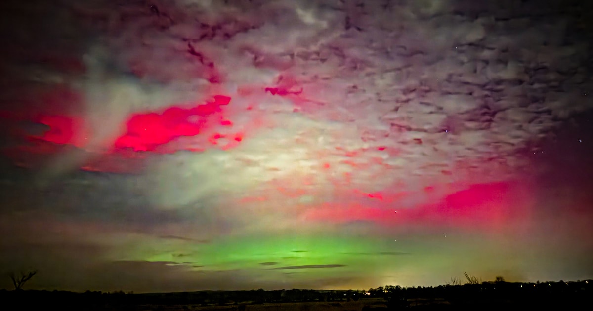 Noorderlicht goed te zien op meerdere plekken in het land