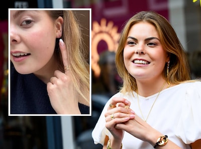 Eloise van Oranje scheurt oorlel uit: ‘Niet een klein ‘cute’ gaatje’