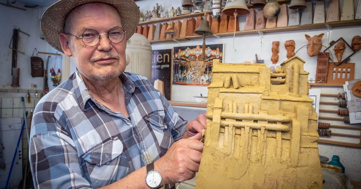 Het Genneper Huys in klei, en Pieter Arts maakte meer kastelen