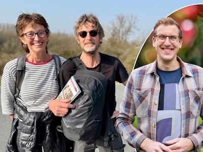 Hennie en George wandelen dagenlang: ‘Daarna lekker met een biertje de voetjes omhoog’