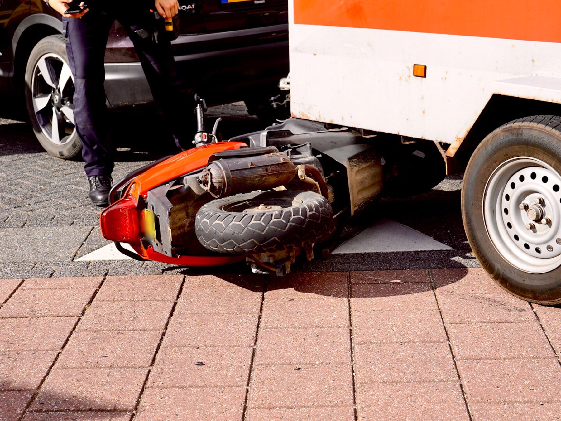 Scooterrijder gewond bij ongeval in Boxmeer
