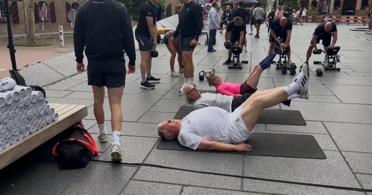 ‘Fitnessen? Oersaai!’ Toch laat Bruls zich overhalen voor zweterige Fit Challenge in Nijmegen