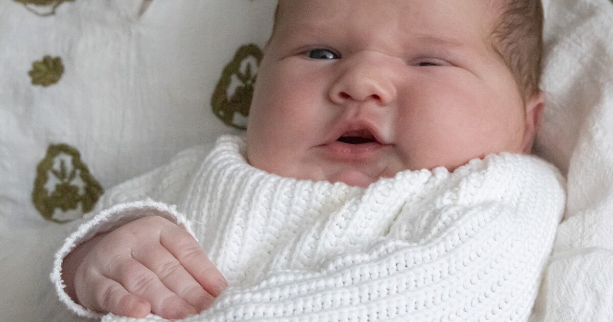Zelfs de kraamverzorgster schrok toen baby Noud op de weegschaal lag ...