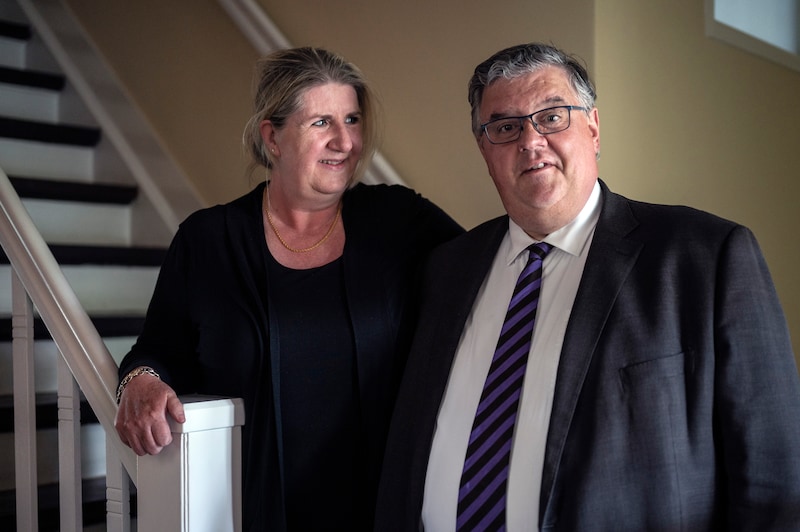 Hubert Bruls, met zijn vrouw Ilse.