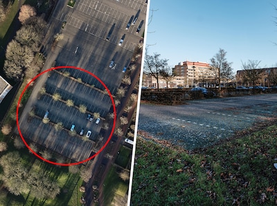 Er moeten 200 parkeerplekken verdwijnen bij het ziekenhuis, maar daar komen tientallen (zorg)woningen voor terug