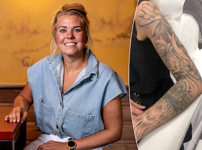 Dolgelukkig, ondanks de pijn die ze moest doorstaan: de enor