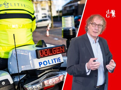 De motoragent zei da​​​t hij voor de papierwinkel ging zorgen