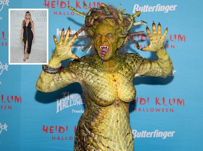 Heidi Klum imponeert met ‘huiveringwekkend’ halloweenkostuum: ‘Ik wilde een heel lelijke Medusa zijn’