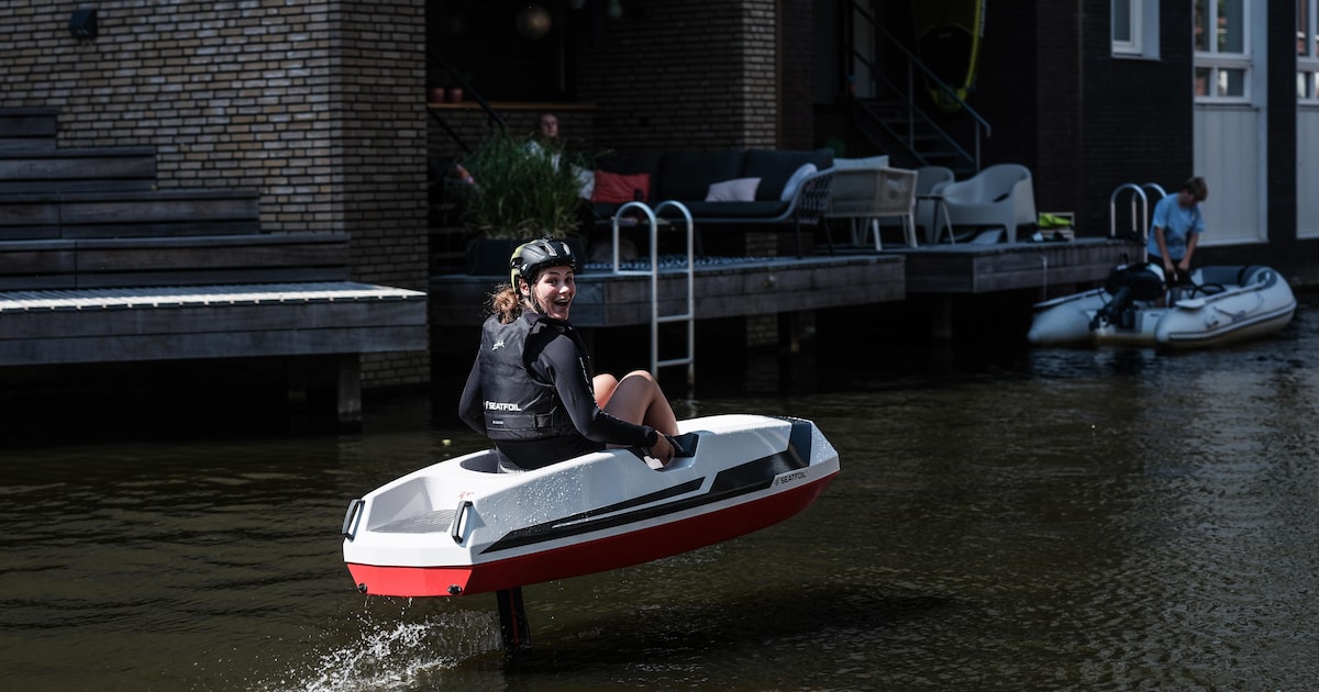 Nederlandse boot gaat de lucht in en moet nieuwe watersensatie worden: ‘Alsof je op een vliegend tap