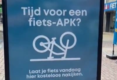 Gratis fietscheck in Doorn en Scherpenzeel vanwege werkzaamheden aan de A12
