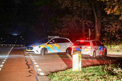 Taxi overvallen door gewapende personen op een motor