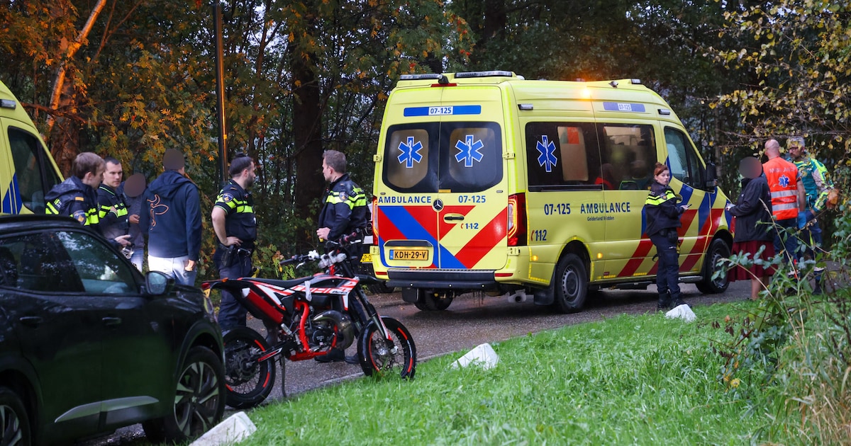 Vrouw raakt gewond bij val met brommer in Scherpenzeel