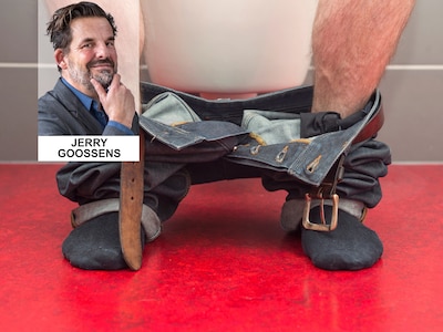 Jerry schrok van zijn eigen geuren, maar werd gered door een ‘meedogenloze poepcowboy’