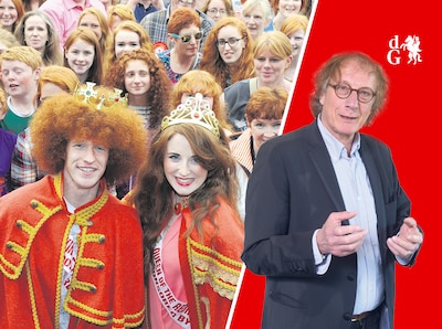 Mijn moeder zei enthousiast dat in Engeland en ook Ierland meisjes gék waren op jongens met rood haar