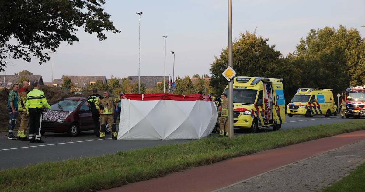 Voetganger overleden na aanrijding met auto in Deventer.