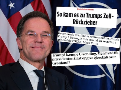 ‘Diplomatiek meesterstukje’ en ‘held van Davos’: buitenlandse media roemen Rutte na draai Trump