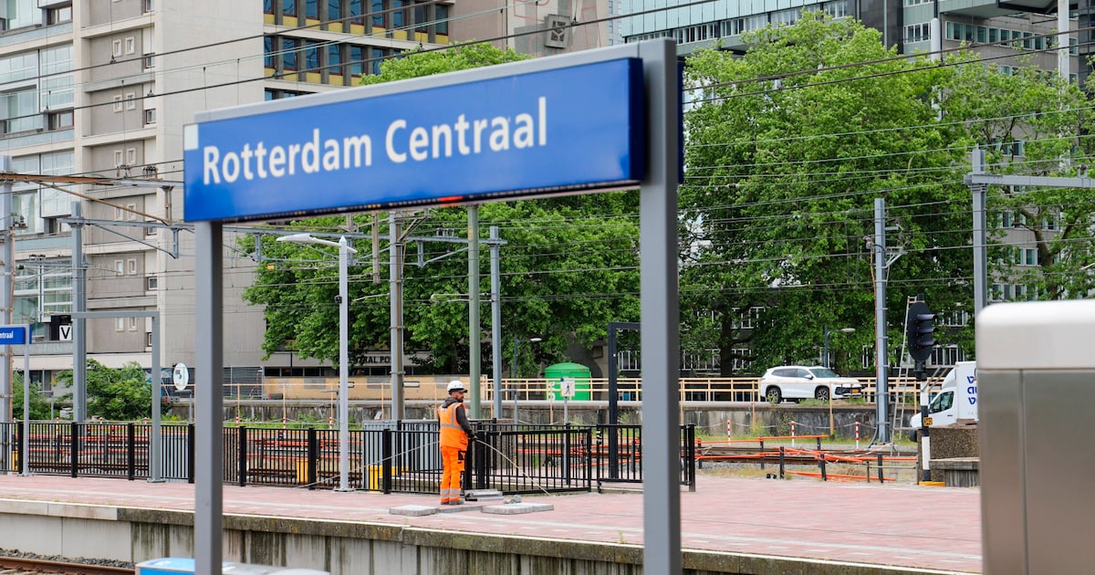 Een week lang geen treinen tussen Rotterdam en Gouda, reizigers moeten omreizen