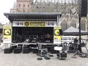 Het podium op de Bossche Parade.