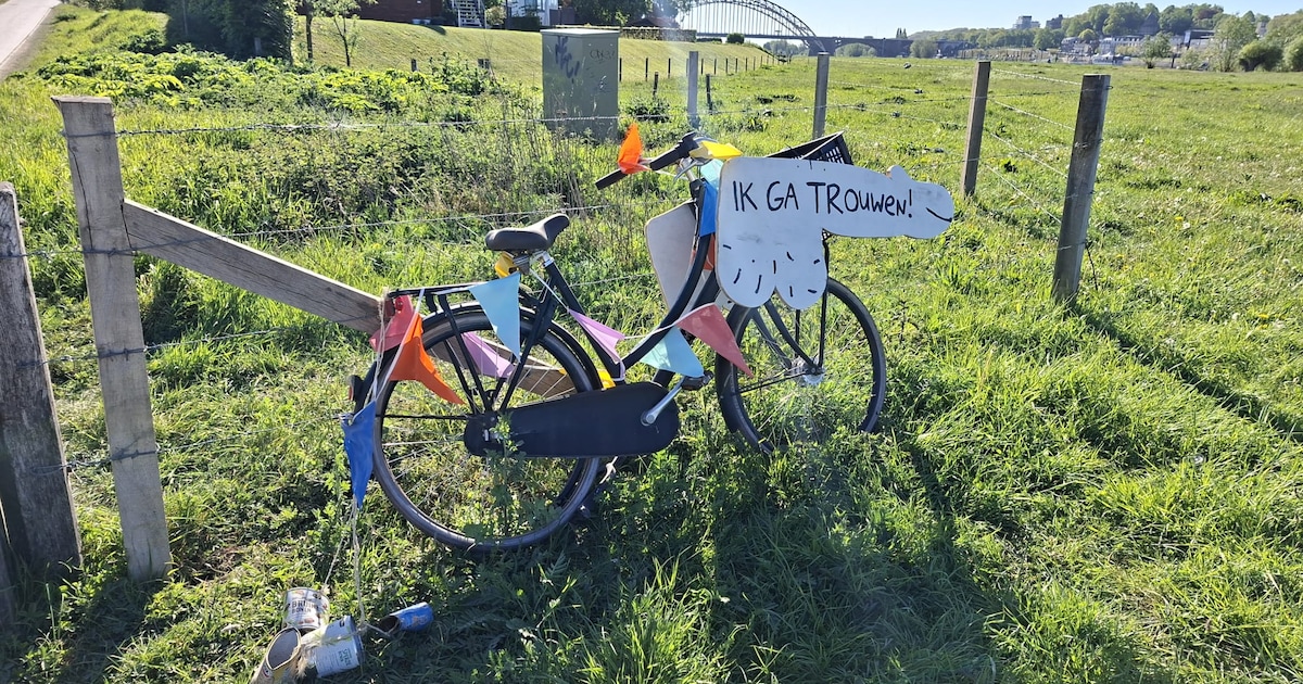 Wat is het verhaal achter deze ‘piemelfiets’ op het stadseiland?