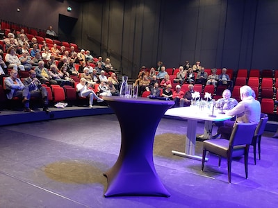 Nieuwscafé over verkiezingen met Achterhoekse kandidaten Ilse Saris (NSC) en Arjan Tolkamp (CDA)