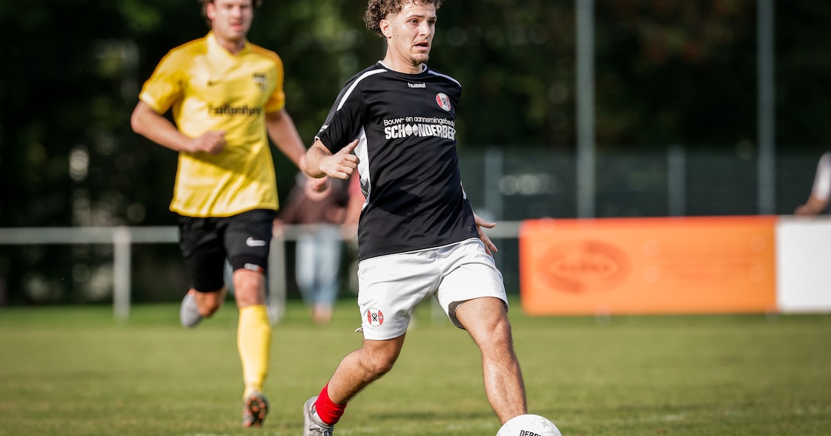 Aanvallend onmachtig Hoogland pakt een punt: ‘Het liefst speel ik ander voetbal, maar dit is geen kl