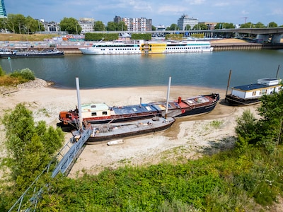 Duitsland onbereikbaar per rivier, cruiseschepen dreigen vast te lopen