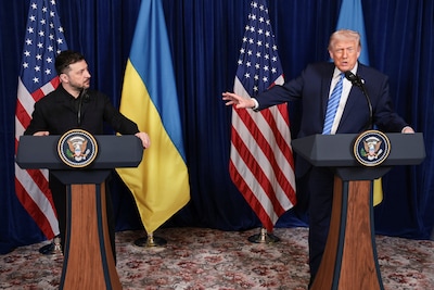 Trump na ontmoeting met Zelensky: ‘Dichter bij einde oorlog, maar nog enkele netelige kwesties’