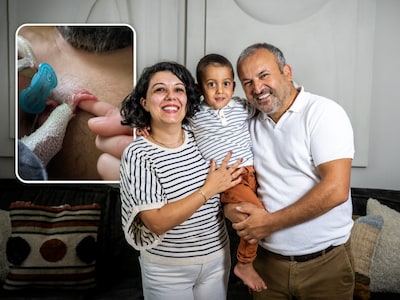 Miran (2) was pas 25 weken toen hij geboren werd: ‘Zijn hoofdje was zo klein als een mandarijn’