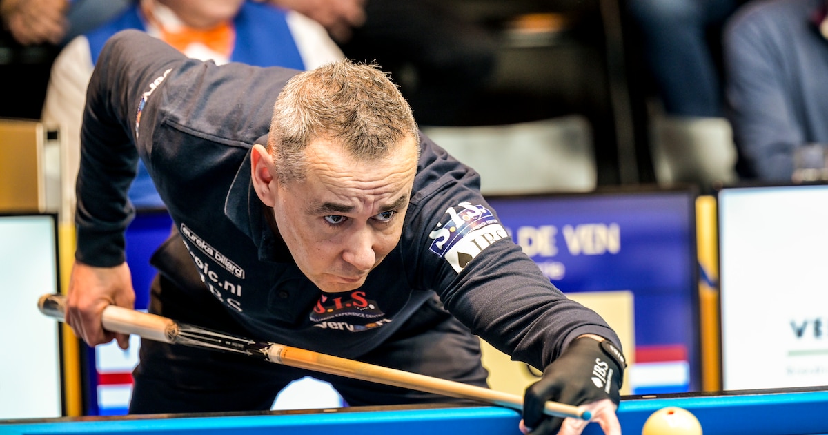 Zwijn en twaalf biggetjes zijn teveel voor Jean van Erp op WK driebanden