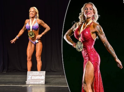 Een ijzeren discipline en keihard trainen: Petra (43) schittert op het hoogste podium van het bodybuilden