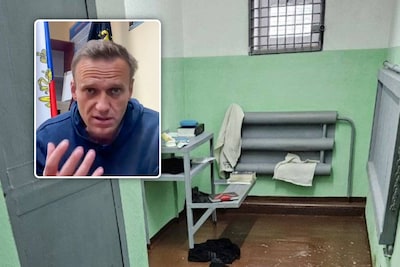 Team van Russische oppositieleider Navalny toont voor het eerst beelden van cel waar hij stierf
