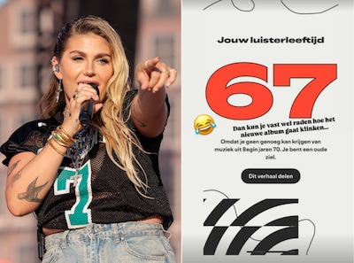 Roxeanne Hazes is plots 67 jaar volgens Spotify Wrapped: hoe zit dat precies?