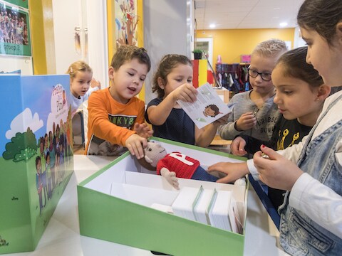 Kleuters in Enschede, foto ter illustratie.