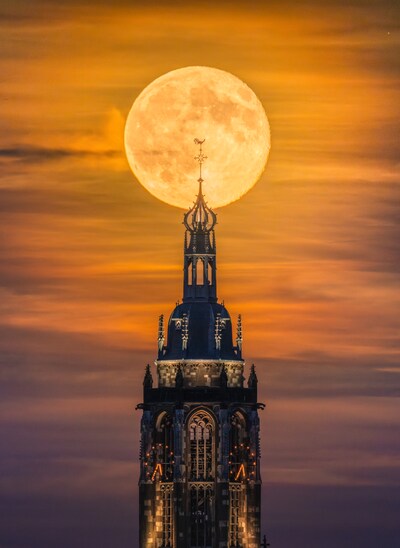 Albert Dros lukt het wél om de maan te fotograferen en hoe: ‘Dit is geen lucky shot’