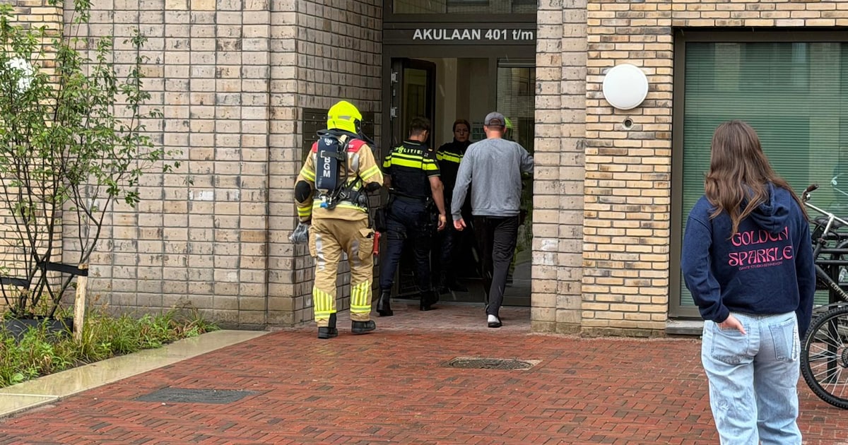 Brand in appartement aan de Akulaan in Ede