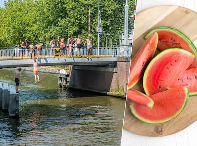 Kinderen gooien watermeloen van brug op bootje en raken jonge vrouw, die naar ziekenhuis moet: ‘Nog steeds hoofdpijn’