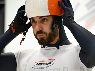 Nijmeegse skeletonner Joeri van Kuppeveld kan Milaan uit zijn hoofd zetten