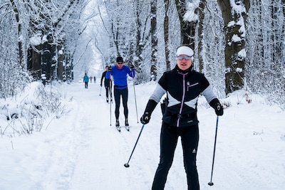 5 tot 10 centimeter sneeuw en koude wind zorgen voor frisse winterdag