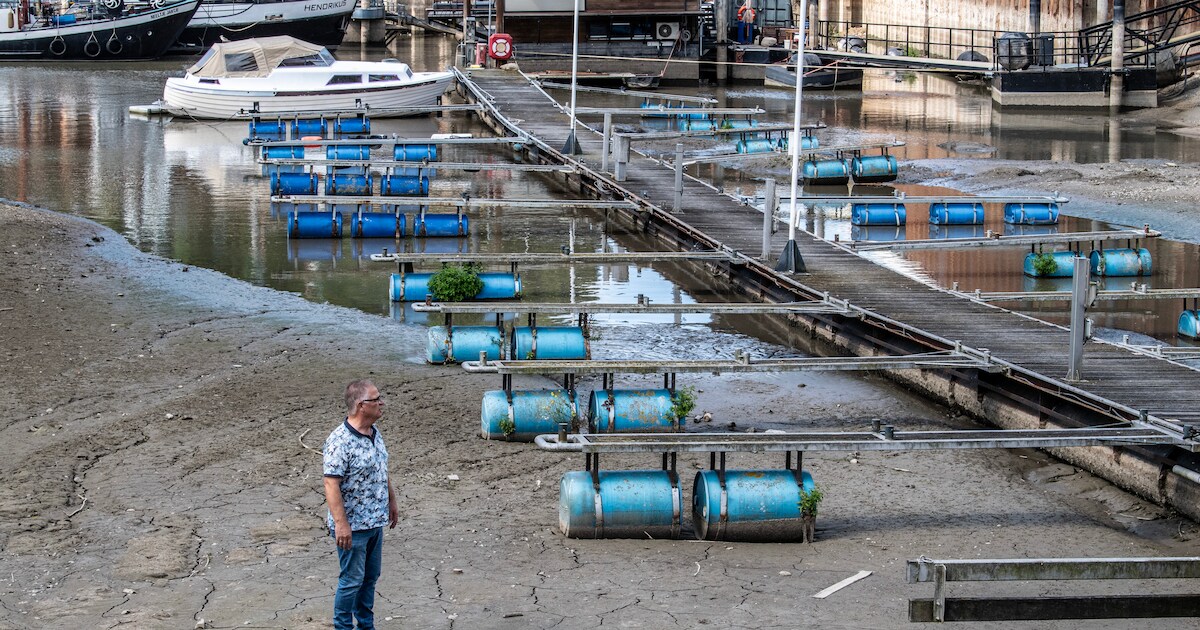 Waalhaven Tiel Tikt Laagste Waterstand Ooit Aan Vrees Dat Het Nog Wel 