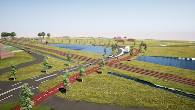 Aanleg randweg Opheusden begint in de zomer van 2028: zo gaat ie eruit zien