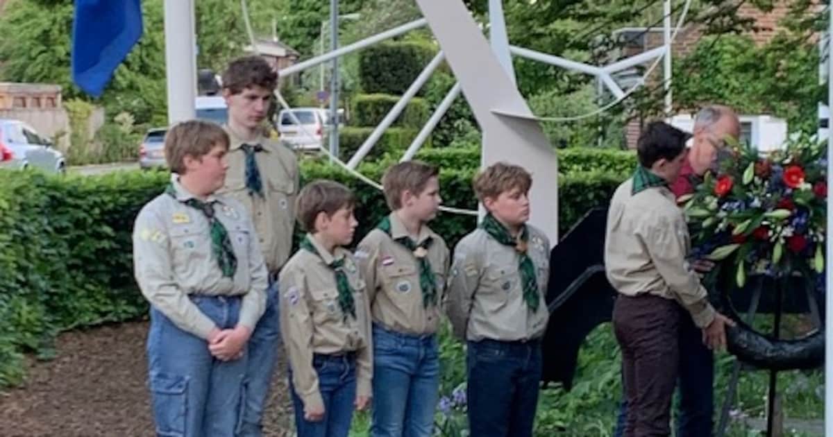 Dodenherdenking bij Geldershofschool in Lent