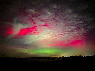 Noorderlicht goed te zien op meerdere plekken in het land