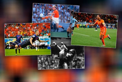 Zweefkopbal Robin van Persie, dribbel van Diego Maradona en 